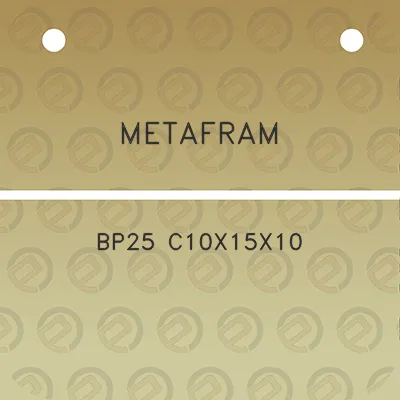 metafram-bp25-c10x15x10