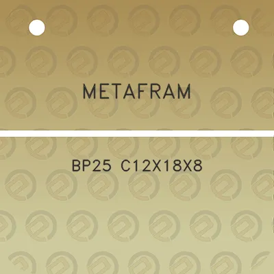 metafram-bp25-c12x18x8