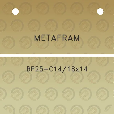 metafram-bp25-c1418x14