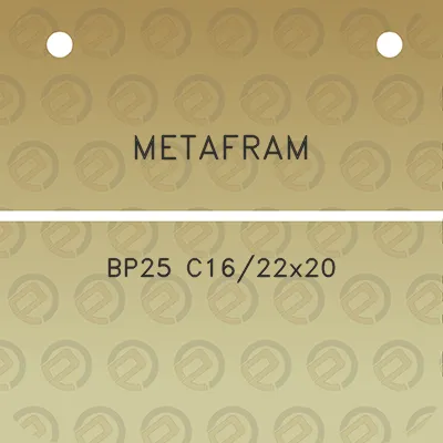 metafram-bp25-c1622x20