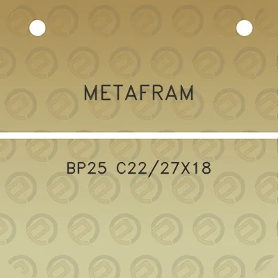 metafram-bp25-c2227x18