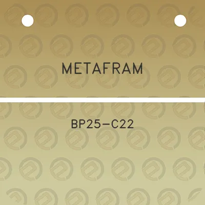 metafram-bp25-c22