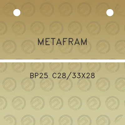 metafram-bp25-c2833x28