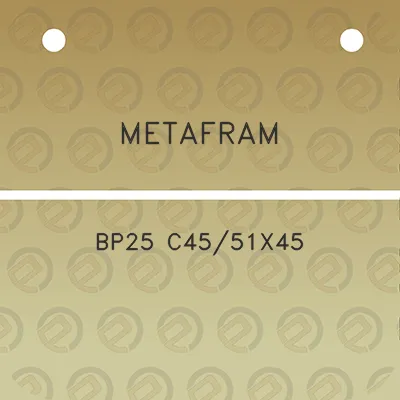 metafram-bp25-c4551x45