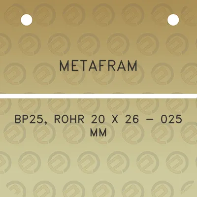 metafram-bp25-rohr-20-x-26-025-mm