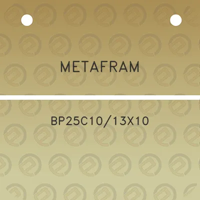 metafram-bp25c1013x10