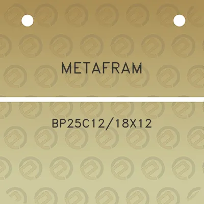 metafram-bp25c1218x12