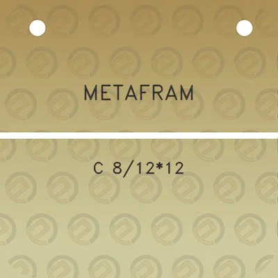 metafram-c-81212