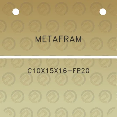 metafram-c10x15x16-fp20