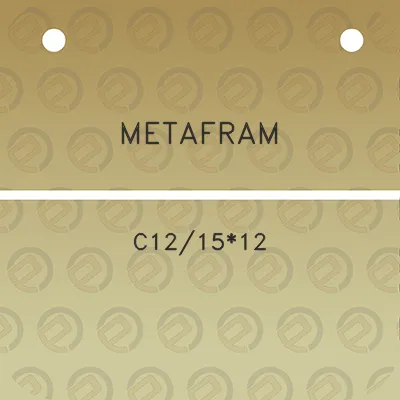 metafram-c121512