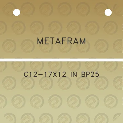 metafram-c12-17x12-in-bp25