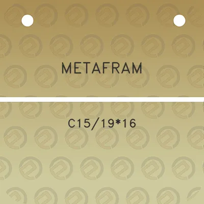 metafram-c151916