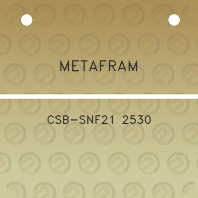 metafram-csb-snf21-2530