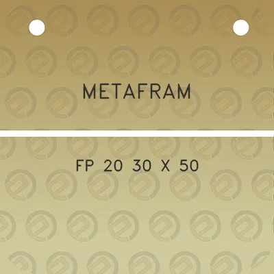 metafram-fp-20-30-x-50