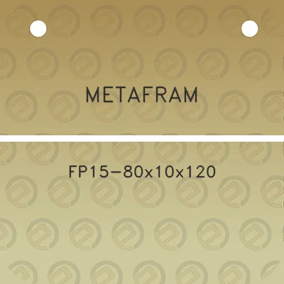 metafram-fp15-80x10x120