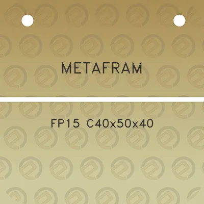 metafram-fp15-c40x50x40