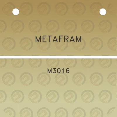 metafram-m3016