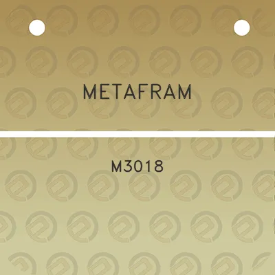 metafram-m3018