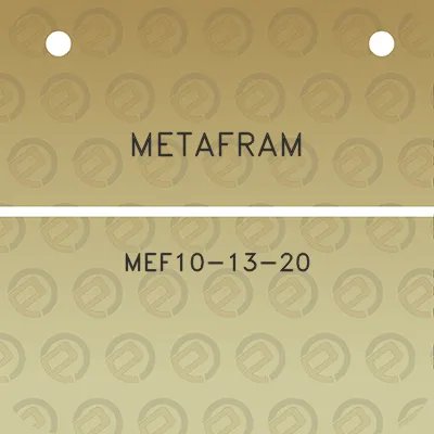 metafram-mef10-13-20