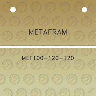 metafram-mef100-120-120