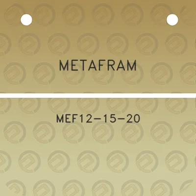 metafram-mef12-15-20