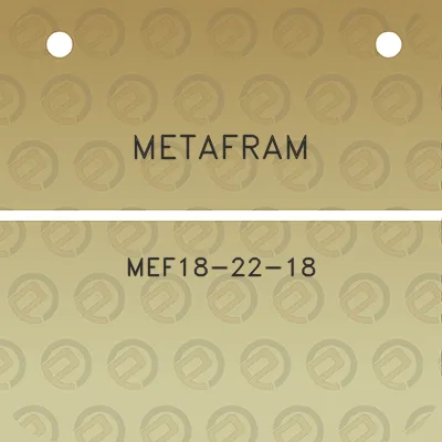 metafram-mef18-22-18