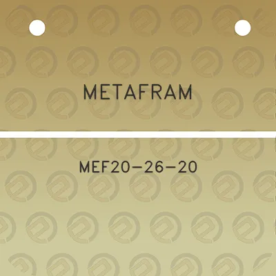 metafram-mef20-26-20