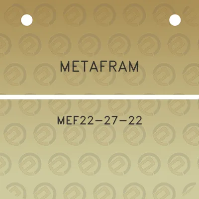 metafram-mef22-27-22