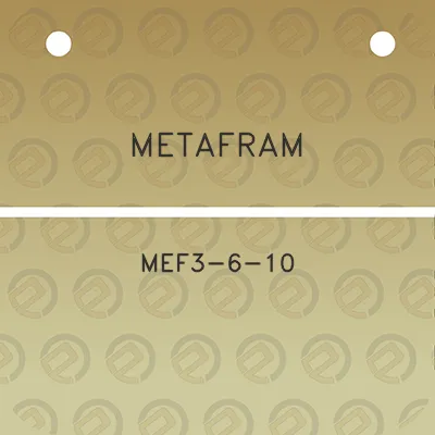 metafram-mef3-6-10