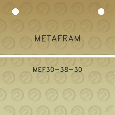 metafram-mef30-38-30