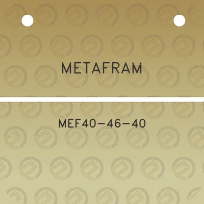 metafram-mef40-46-40