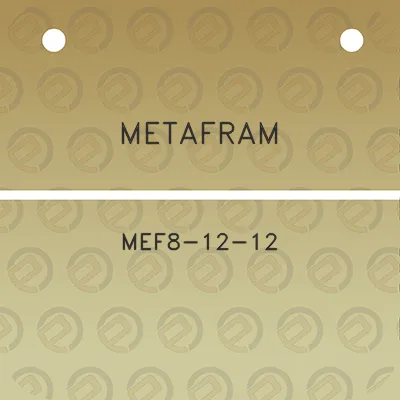 metafram-mef8-12-12