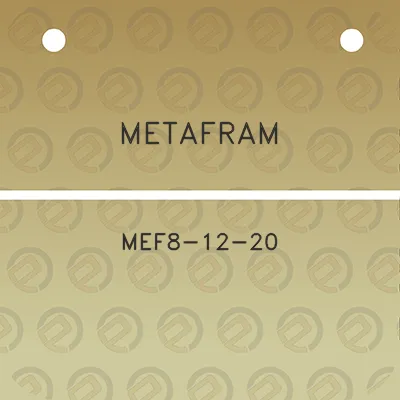 metafram-mef8-12-20