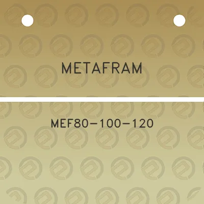 metafram-mef80-100-120