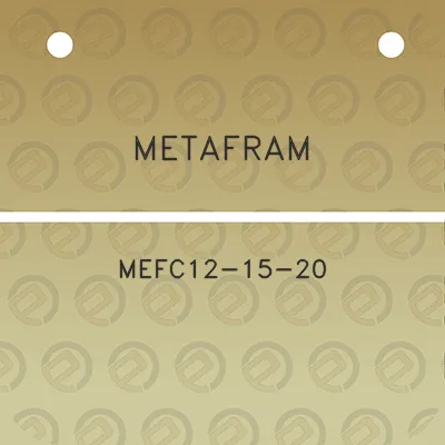 metafram-mefc12-15-20