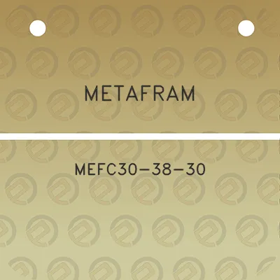 metafram-mefc30-38-30