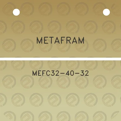 metafram-mefc32-40-32