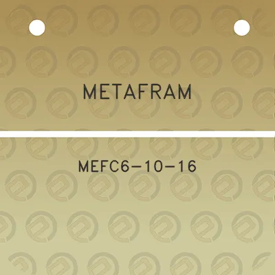 metafram-mefc6-10-16