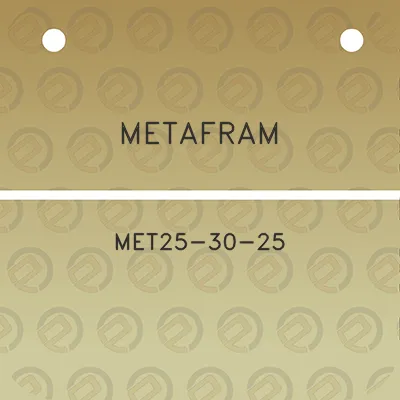 metafram-met25-30-25