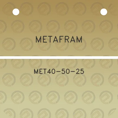 metafram-met40-50-25