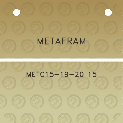 metafram-metc15-19-20-15