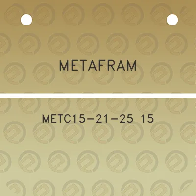 metafram-metc15-21-25-15