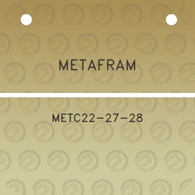 metafram-metc22-27-28