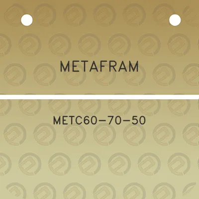 metafram-metc60-70-50