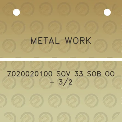 metal-work-7020020100-sov-33-sob-oo-32