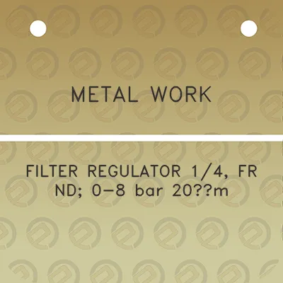 metal-work-filter-regulator-14-fr-nd-0-8-bar-20m