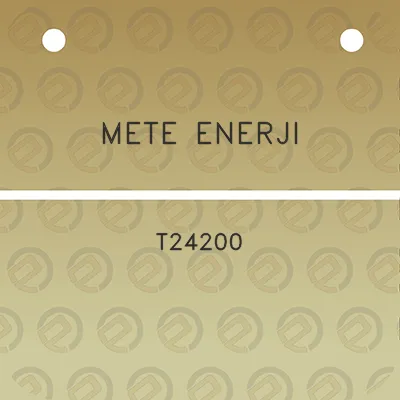 mete-enerji-t24200