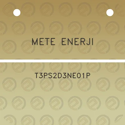 mete-enerji-t3ps2d3ne01p