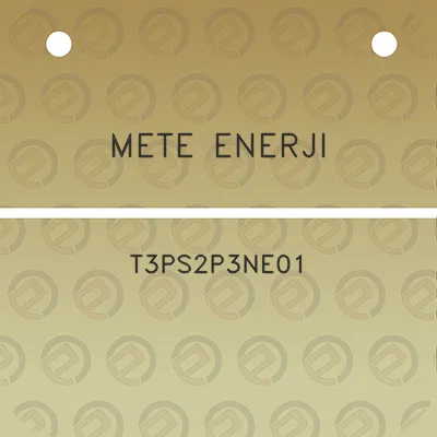 mete-enerji-t3ps2p3ne01