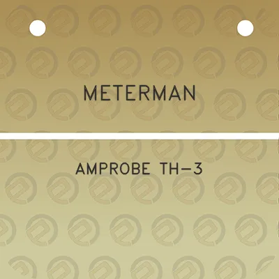 meterman-amprobe-th-3